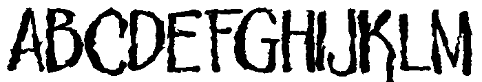 ZP Chillsville Expanded Bold Font UPPERCASE