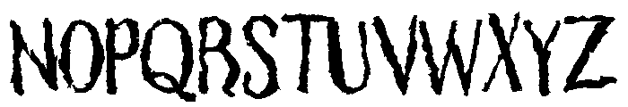 ZP Chillsville Expanded Bold Font UPPERCASE