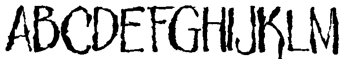 ZP Chillsville Expanded Font UPPERCASE