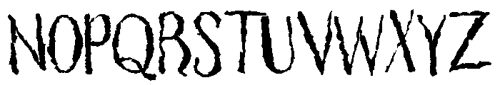 ZP Chillsville Expanded Font UPPERCASE