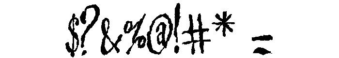 ZP Chillsville Font OTHER CHARS
