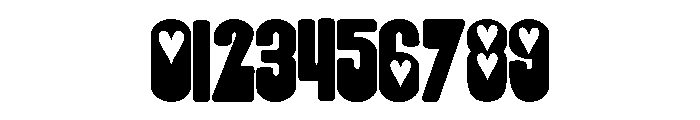 ZP Copacetic Love Font OTHER CHARS