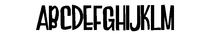 ZP Cracker Bread Condensed Bold Font UPPERCASE