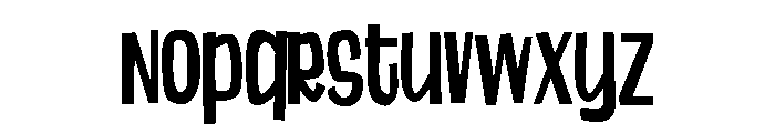 ZP Cracker Bread Condensed Bold Font LOWERCASE