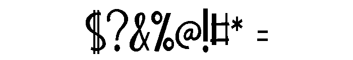 ZP Cracker Bread Condensed Font OTHER CHARS