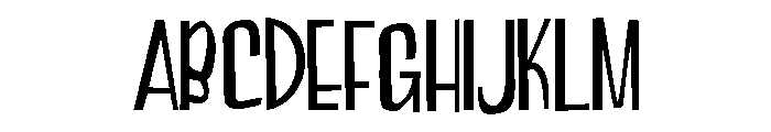ZP Cracker Bread Condensed Font UPPERCASE