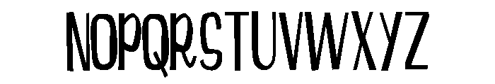 ZP Cracker Bread Condensed Font UPPERCASE