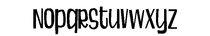 ZP Cracker Bread Condensed Font LOWERCASE