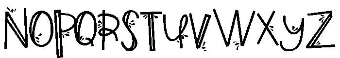 ZP Cry Baby Font UPPERCASE