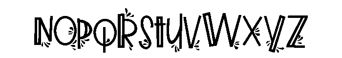 ZP Cry Baby Font LOWERCASE