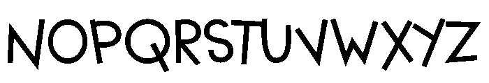 ZP Cutie Halloween Too Bold Font UPPERCASE