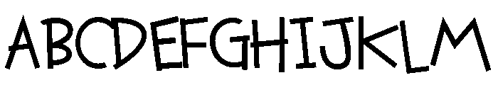 ZP Cutie Halloween Too Demibold Font UPPERCASE