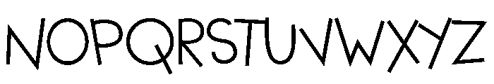 ZP Cutie Halloween Too Font UPPERCASE