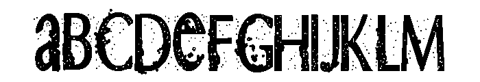 ZP Damocles Blizzard Condensed Font UPPERCASE