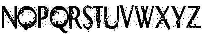 ZP Damocles Blizzard Condensed Font UPPERCASE