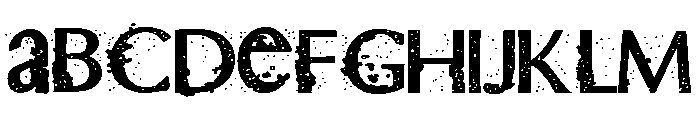ZP Damocles Blizzard Expanded Font UPPERCASE