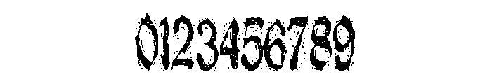 ZP Damocles Blizzard Script Condensed Font OTHER CHARS