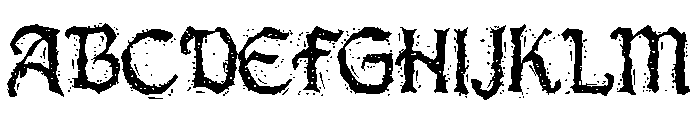 ZP Damocles Blizzard Script Expanded Font UPPERCASE