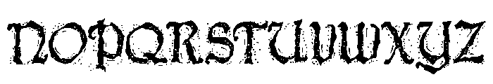 ZP Damocles Blizzard Script Expanded Font UPPERCASE