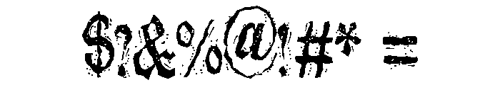 ZP Damocles Blizzard Script Font OTHER CHARS