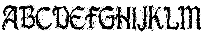 ZP Damocles Blizzard Script Font UPPERCASE