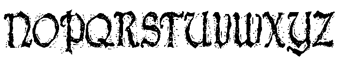 ZP Damocles Blizzard Script Font UPPERCASE