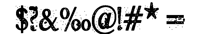 ZP Damocles Blizzard Font OTHER CHARS