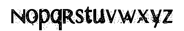 ZP Damocles Blizzard Font LOWERCASE
