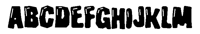 ZP Delusion Glow Font UPPERCASE