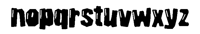 ZP Delusion Glow Font LOWERCASE