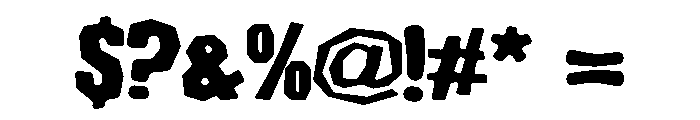 ZP Delusion Font OTHER CHARS