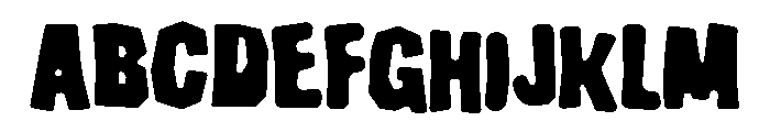 ZP Delusion Font UPPERCASE