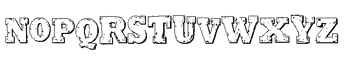 ZP Director 3D Font UPPERCASE