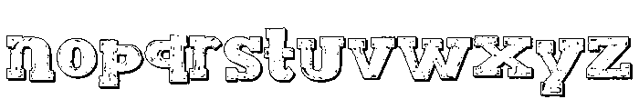 ZP Director 3D Font LOWERCASE