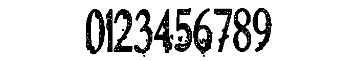 ZP Dirty Damocles Condensed Font OTHER CHARS