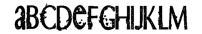 ZP Dirty Damocles Condensed Font UPPERCASE