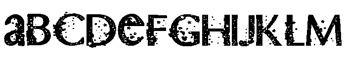 ZP Dirty Damocles Democracy Expanded Font UPPERCASE