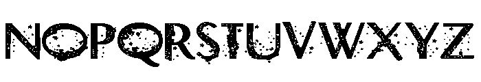 ZP Dirty Damocles Democracy Expanded Font UPPERCASE