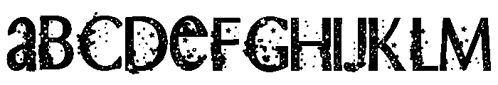 ZP Dirty Damocles Democracy Font UPPERCASE
