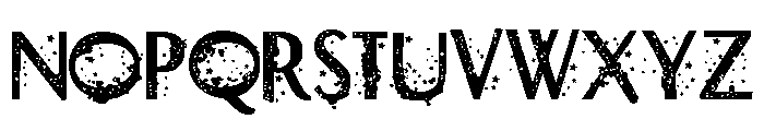 ZP Dirty Damocles Democracy Font UPPERCASE