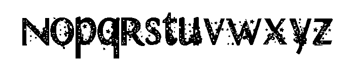 ZP Dirty Damocles Democracy Font LOWERCASE