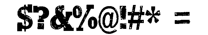 ZP Dirty Soda Font OTHER CHARS