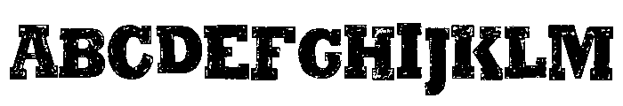 ZP Dirty Soda Font UPPERCASE