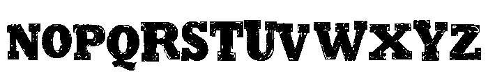 ZP Dirty Soda Font UPPERCASE
