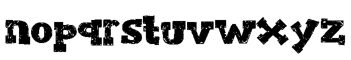 ZP Dirty Soda Font LOWERCASE