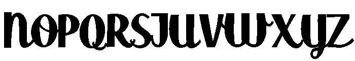 ZP Doodah Condensed Bold Font UPPERCASE