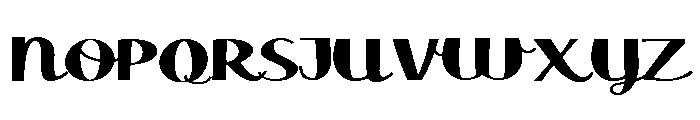 ZP Doodah Expanded Font UPPERCASE