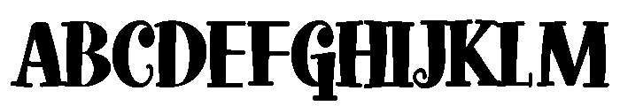 ZP Doohickey Condensed Font UPPERCASE
