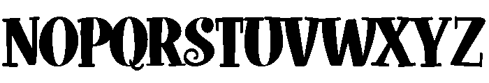 ZP Doohickey Condensed Font UPPERCASE