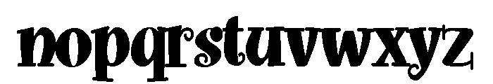 ZP Doohickey Condensed Font LOWERCASE